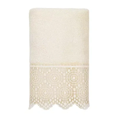 Linum Home Textiles Arian Embellished Embellished Hand Towel In Neutral