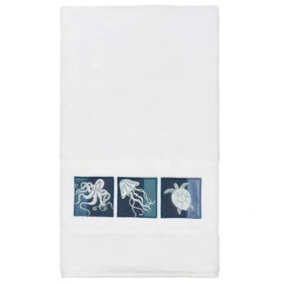 Linum Home Textiles Ava Turkish Cotton Bath Towel In White