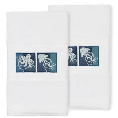 Linum Home Textiles Ava Turkish Cotton Hand Towel In White