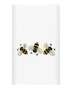 Linum Home Textiles Bee Dance Embroidered Luxury 100% Turkish Cotton Hand Towel In White