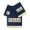 Linum Home Textiles Belinda 3-pc. Bath Towel Set In Blue