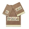 Linum Home Textiles Belinda 3-pc. Bath Towel Set In Brown