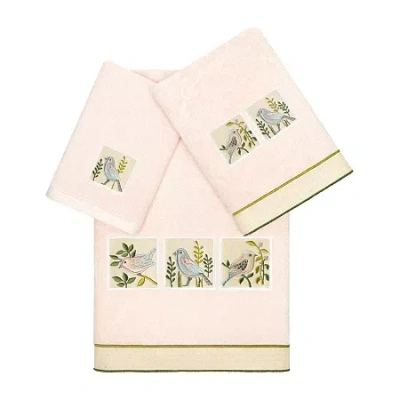 Linum Home Textiles Belinda 3-pc. Bath Towel Set In Pink