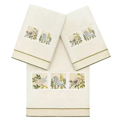 Linum Home Textiles Belinda 3-pc. Bath Towel Set In Sand