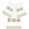 Linum Home Textiles Belinda 3-pc. Bath Towel Set In White