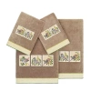 Linum Home Textiles Belinda 4-pc. Bath Towel Set In Brown