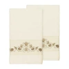 Linum Home Textiles Bella 2-pc. Embellished Bath Towel In Sand