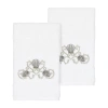 Linum Home Textiles Bella Embellished 2-pc. Embellished Hand Towel In White
