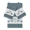 Linum Home Textiles Bella Embellished 3-pc. Bath Towel Set In Blue
