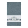 Linum Home Textiles Bella Embellished Bath Towel In Blue