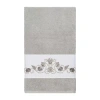 Linum Home Textiles Bella Embellished Bath Towel In Gray
