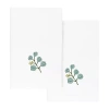 Linum Home Textiles Botanica 2-pc. Embellished Fingertip Towel In White