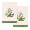 Linum Home Textiles Botanica 2-pc. Embellished Hand Towel In Pink