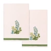 Linum Home Textiles Botanica Embellished 2-pc. Bath Towel Set In Pink