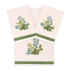 Linum Home Textiles Botanica Embellished 3-pc. Bath Towel Set In Pink