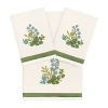 Linum Home Textiles Botanica Embellished 3-pc. Bath Towel Set In Sand