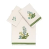 Linum Home Textiles Botanica Embellished 3-pc. Bath Towel Set In Sand