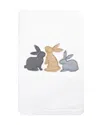 Linum Home Textiles Bunny Row Turkish Cotton Hand Towel In White