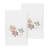 Linum Home Textiles Caroline 2-pc. Embellished Hand Towel In White
