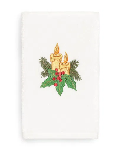 Linum Home Textiles Christmas Candles Hand Towel