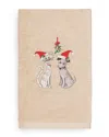 Linum Home Textiles Christmas Cute Couple Hand Towel