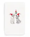 Linum Home Textiles Christmas Cute Couple Hand Towel