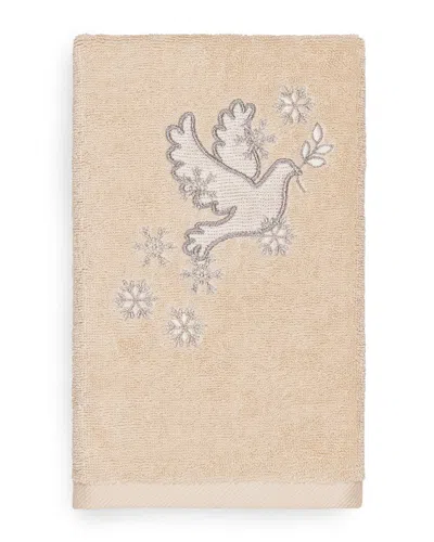 Linum Home Textiles Christmas Dove Hand Towel