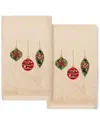 Linum Home Textiles Christmas Ornaments Sand Hand Towels (set Of 2)