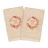 Linum Home Textiles Christmas Peace 2-pc. Hand Towel In Sand