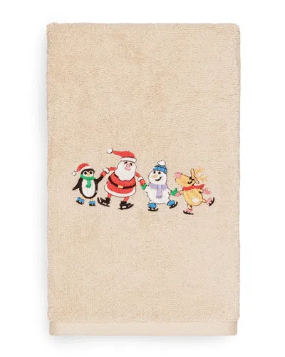 Linum Home Textiles Christmas Skating Party Hand Towel