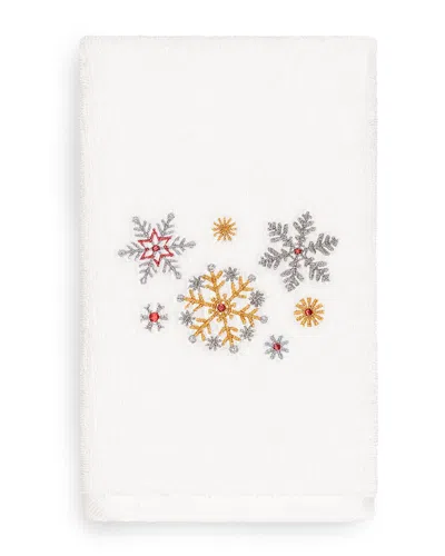 Linum Home Textiles Christmas Snowfall Hand Towel