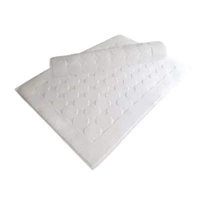 Linum Home Textiles Circle Design Rectangle 100% Cotton Geometric Piece Bath Rug Set