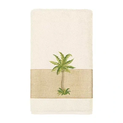 Linum Home Textiles Colton Embellished Bath Towel Set In Sand