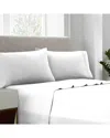 Linum Home Textiles Cotton 400tc Solid Sateen Sheet Set In White