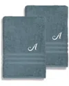 Linum Home Textiles Denzi 2pc Monogrammed Bath Towel Set