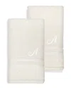 Linum Home Textiles Denzi 2pc Monogrammed Hand Towel Set