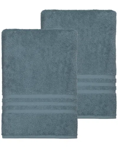 Linum Home Textiles Denzi 2pc Turkish Cotton Bath Sheet Set