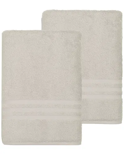 Linum Home Textiles Denzi 2pc Turkish Cotton Bath Sheet Set