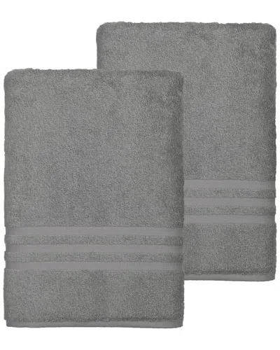 Linum Home Textiles Denzi 2pc Turkish Cotton Bath Sheet Set