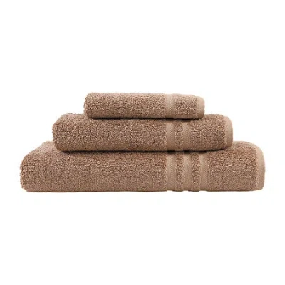Linum Home Textiles Denzi 3-pc. Quick Dry Bath Towel Set In Brown