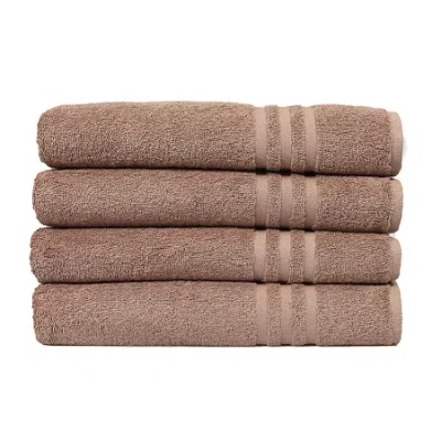 Linum Home Textiles Denzi 4-pc Bath Towel Set In Brown