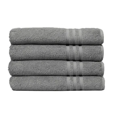 Linum Home Textiles Denzi 4-pc Bath Towel Set In Gray