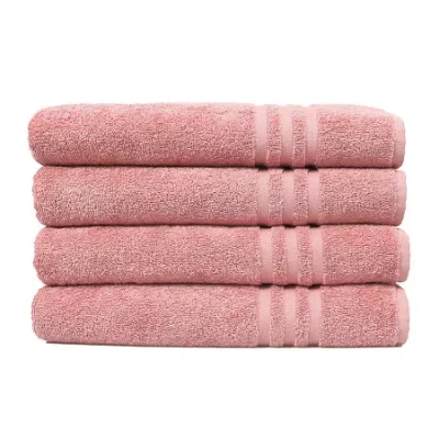 Linum Home Textiles Denzi 4-pc Bath Towel Set In Pink