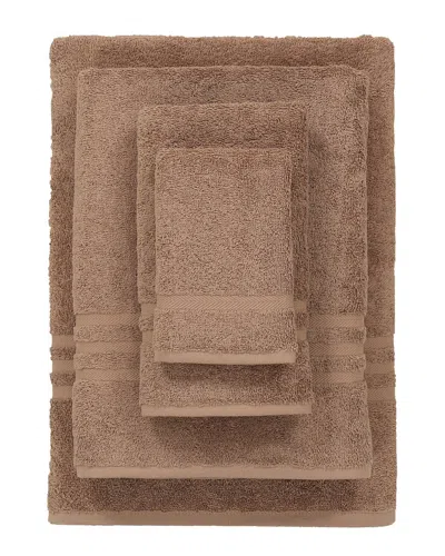 Linum Home Textiles Denzi 4pc Towel Set In Brown