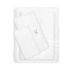 Linum Home Textiles Denzi Monogram Towel Collection 4-pc. Bath Towel Set In White