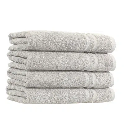 Linum Home Textiles Denzi Turkish Cotton Hand Towel In Gray
