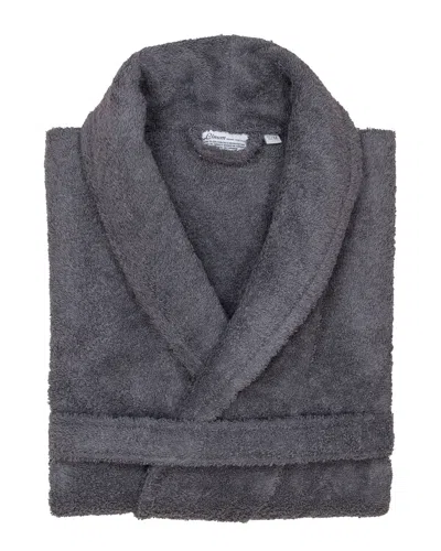 Linum Home Textiles Terry Cloth Bathrobe In Gray