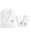 Linum Home Textiles Dnu  Turkish Cotton Towel & Robe Set