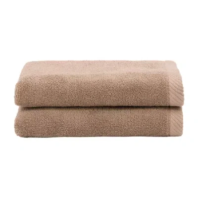 Linum Home Textiles Ediree 2-pc. Fingertip Towel In Brown
