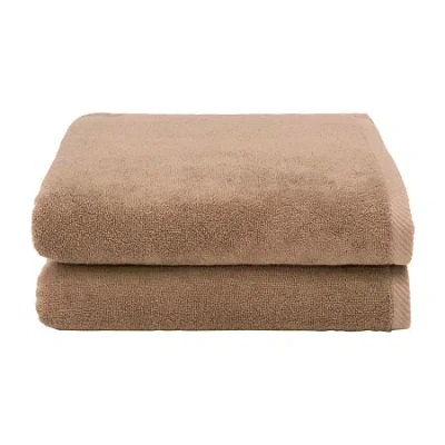 Linum Home Textiles Ediree 2-pc. Quick Dry Bath Towel In Brown